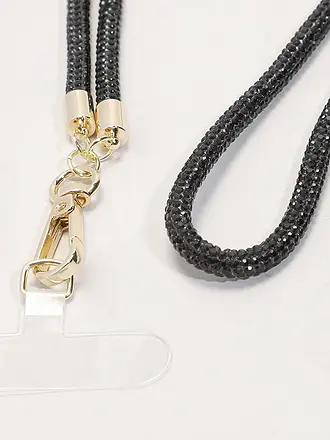 FIGLIA | Handykette Sparkling Silver | schwarz